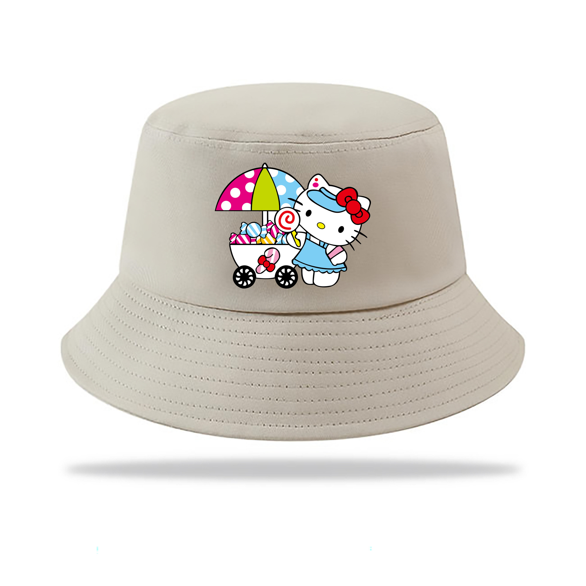 （画像用） Hello Kitty ハローキティ アウトドア日除けバケットハット